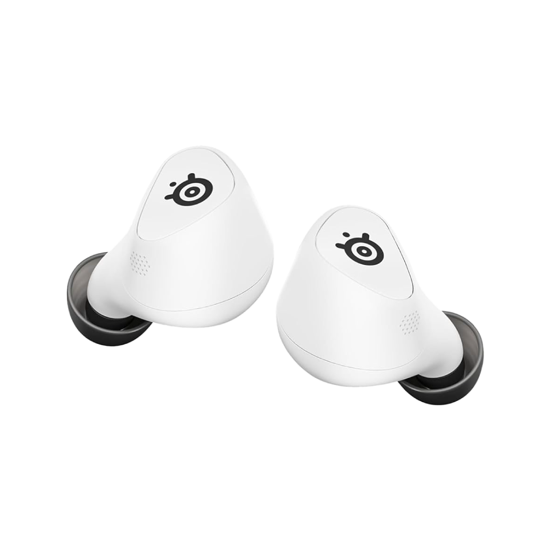 SteelSeries Arctis GameBuds Wireless Gaming Earbuds deliver high-performance sound with ultra-low latency 2.4GHz and Bluetooth 5.3 connectivity for seamless gaming across Xbox, PC, PS5, Switch, and mobile. Featuring Active Noise Cancellation and Transparency Mode, they let you control your listening environment with ease. Enjoy crystal-clear audio powered by precision-tuned dynamic drivers and a built-in microphone for clear voice communication. Designed for comfort and durability, the GameBuds offer up to 