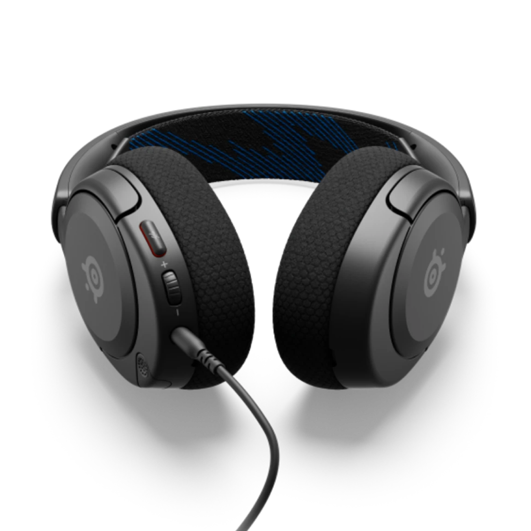 SteelSeries Arctis Nova 1 delivers premium gaming audio with powerful custom-tuned Nova Acoustic drivers for rich, detailed sound. Designed for comfort, it features the ComfortMAX system with adjustable and lightweight components for long sessions. The clear noise-cancelling microphone ensures crisp voice communication, while multi-platform compatibility lets you play on PC, PlayStation, Xbox, Switch, and mobile. With its sleek design and durable build, the Arctis Nova 1 offers exceptional sound and comfort