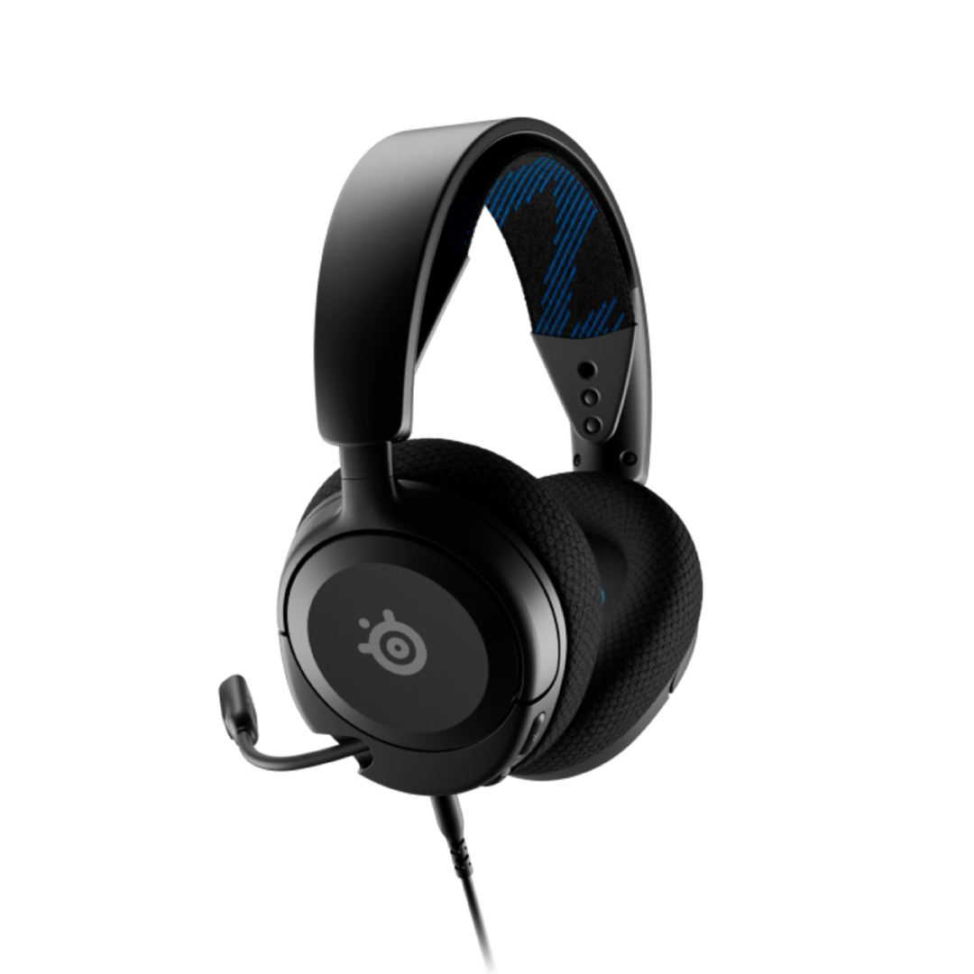 SteelSeries Arctis Nova 1 delivers premium gaming audio with powerful custom-tuned Nova Acoustic drivers for rich, detailed sound. Designed for comfort, it features the ComfortMAX system with adjustable and lightweight components for long sessions. The clear noise-cancelling microphone ensures crisp voice communication, while multi-platform compatibility lets you play on PC, PlayStation, Xbox, Switch, and mobile. With its sleek design and durable build, the Arctis Nova 1 offers exceptional sound and comfort