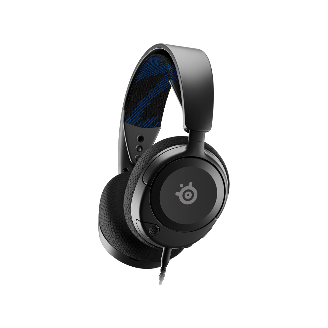 SteelSeries Arctis Nova 1 delivers premium gaming audio with powerful custom-tuned Nova Acoustic drivers for rich, detailed sound. Designed for comfort, it features the ComfortMAX system with adjustable and lightweight components for long sessions. The clear noise-cancelling microphone ensures crisp voice communication, while multi-platform compatibility lets you play on PC, PlayStation, Xbox, Switch, and mobile. With its sleek design and durable build, the Arctis Nova 1 offers exceptional sound and comfort
