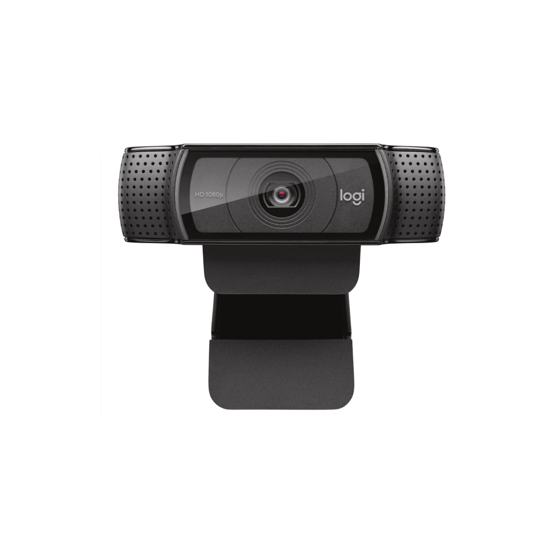 C920 delivers remarkably crisp and detailed Full HD video with a full HD glass lens, 78° field of view, and HD auto light correction—plus dual mics for clear stereo sound.
