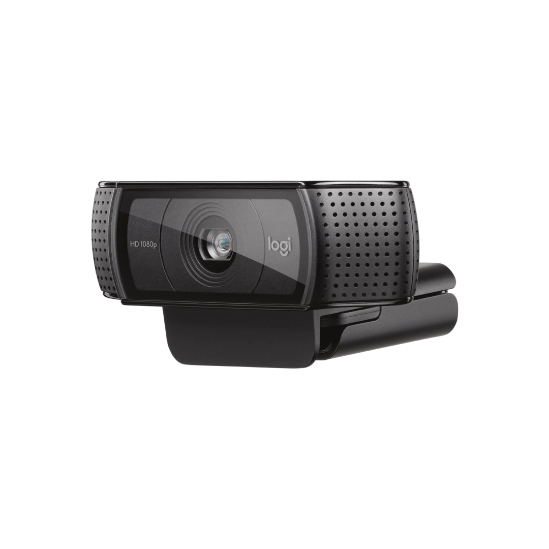 C920 delivers remarkably crisp and detailed Full HD video with a full HD glass lens, 78° field of view, and HD auto light correction—plus dual mics for clear stereo sound.