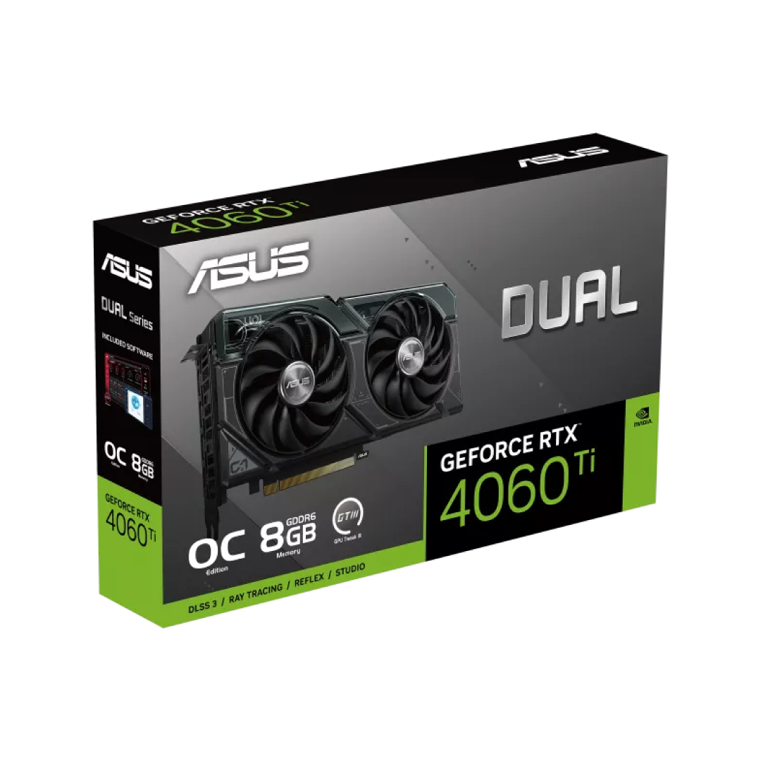 ASUS Dual GeForce RTX™ 4060 Ti OC Edition 8GB GDDR6