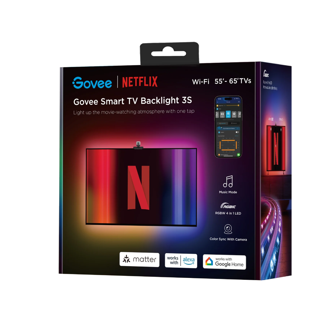 Govee Envisual 55-65 TV Backlight 3s H6098 Netflix Edition