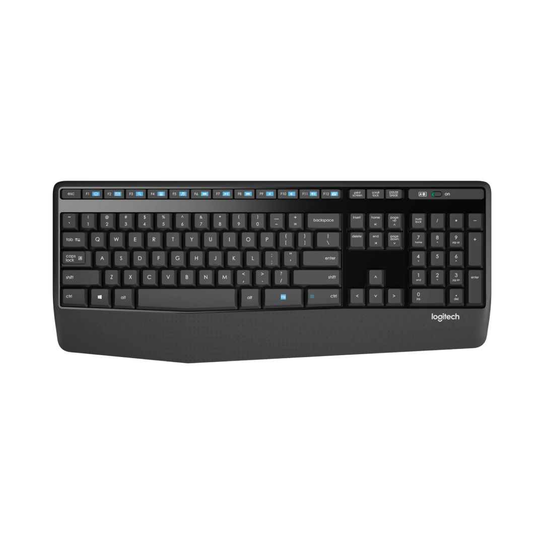 The Logitech MK345 Comfort Wireless Keyboard & Mouse Combo is a full-size wireless desktop set designed for everyday productivity. It balances comfort, reliability, and a modest feature set aimed at office / home use