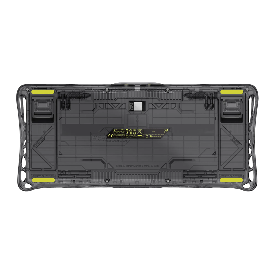 75% mechanical gaming keyboard that seamlessly blends futuristic aesthetics with high-performance features. Designed for gamers and enthusiasts, it offers a compact layout, customizable RGB lighting, and versatile connectivity options.