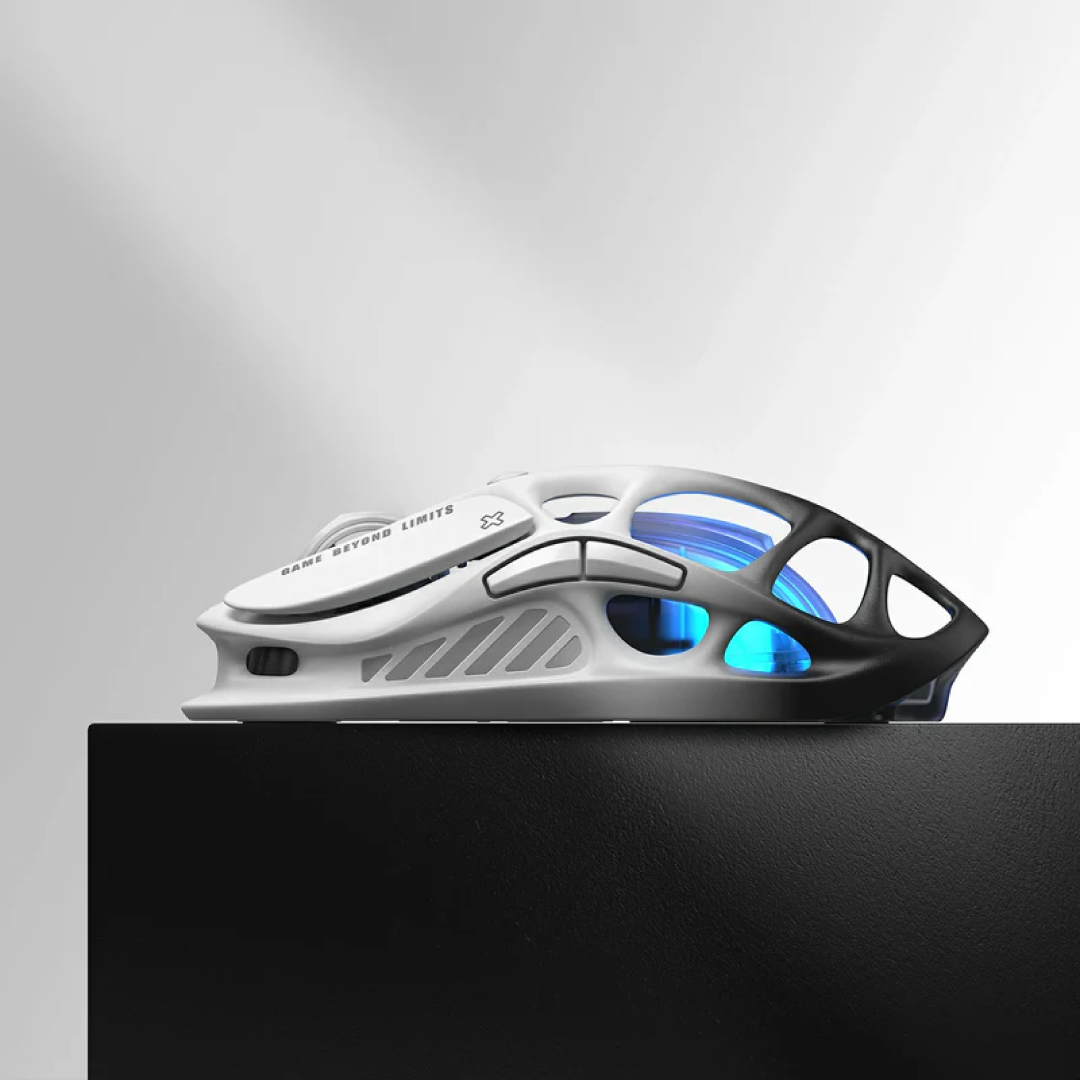The Mercury M1 Pro – Gradient Black is a premium gaming mouse that combines advanced technology with a sophisticated design. Crafted from durable magnesium alloy, it features a hollowed-out frame that not only reduces weight but also enhances airflow, keeping your hand cool during intense gaming sessions. The gradient black finish adds a touch of elegance, making it a standout accessory for any gaming setup.