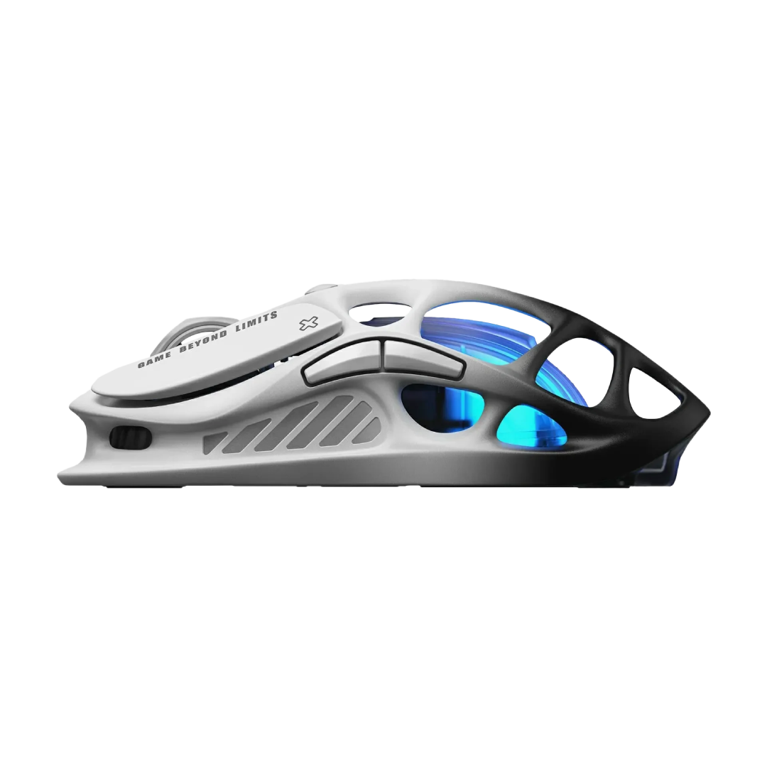The Mercury M1 Pro – Gradient Black is a premium gaming mouse that combines advanced technology with a sophisticated design. Crafted from durable magnesium alloy, it features a hollowed-out frame that not only reduces weight but also enhances airflow, keeping your hand cool during intense gaming sessions. The gradient black finish adds a touch of elegance, making it a standout accessory for any gaming setup.