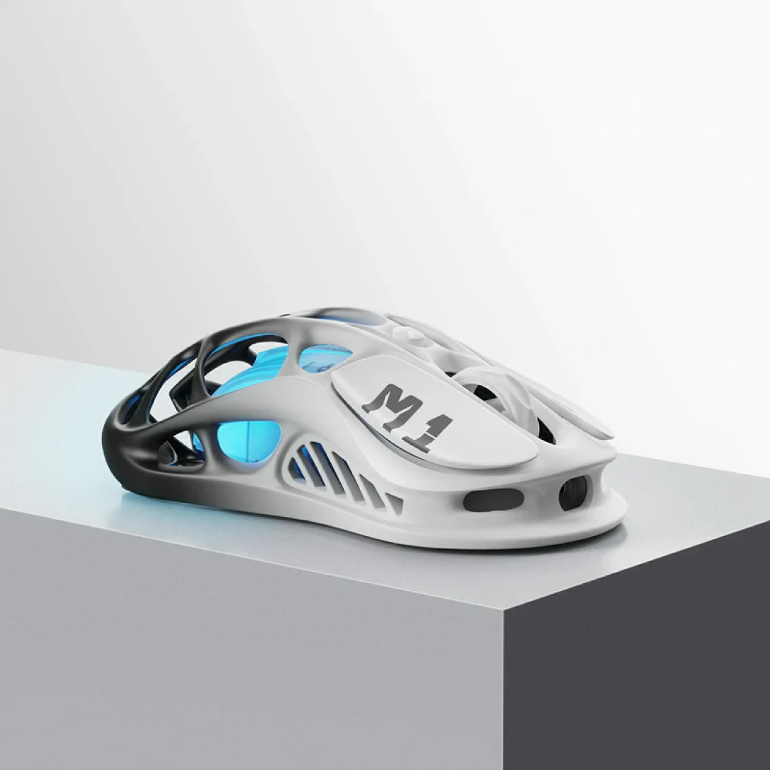 The Mercury M1 Pro – Gradient Black is a premium gaming mouse that combines advanced technology with a sophisticated design. Crafted from durable magnesium alloy, it features a hollowed-out frame that not only reduces weight but also enhances airflow, keeping your hand cool during intense gaming sessions. The gradient black finish adds a touch of elegance, making it a standout accessory for any gaming setup.