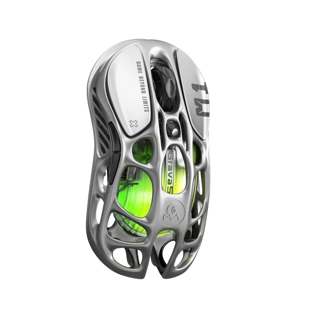 The Mercury M1 Pro – Gunmetal Gray is a premium gaming mouse that combines advanced technology with a sophisticated design. Crafted from durable magnesium alloy, it features a hollowed-out frame that not only reduces weight but also enhances airflow, keeping your hand cool during intense gaming sessions. The gunmetal gray finish adds a touch of elegance, making it a standout accessory for any gaming setup.