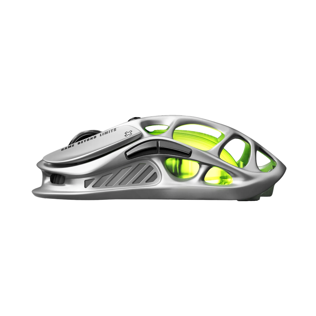The Mercury M1 Pro – Gunmetal Gray is a premium gaming mouse that combines advanced technology with a sophisticated design. Crafted from durable magnesium alloy, it features a hollowed-out frame that not only reduces weight but also enhances airflow, keeping your hand cool during intense gaming sessions. The gunmetal gray finish adds a touch of elegance, making it a standout accessory for any gaming setup.