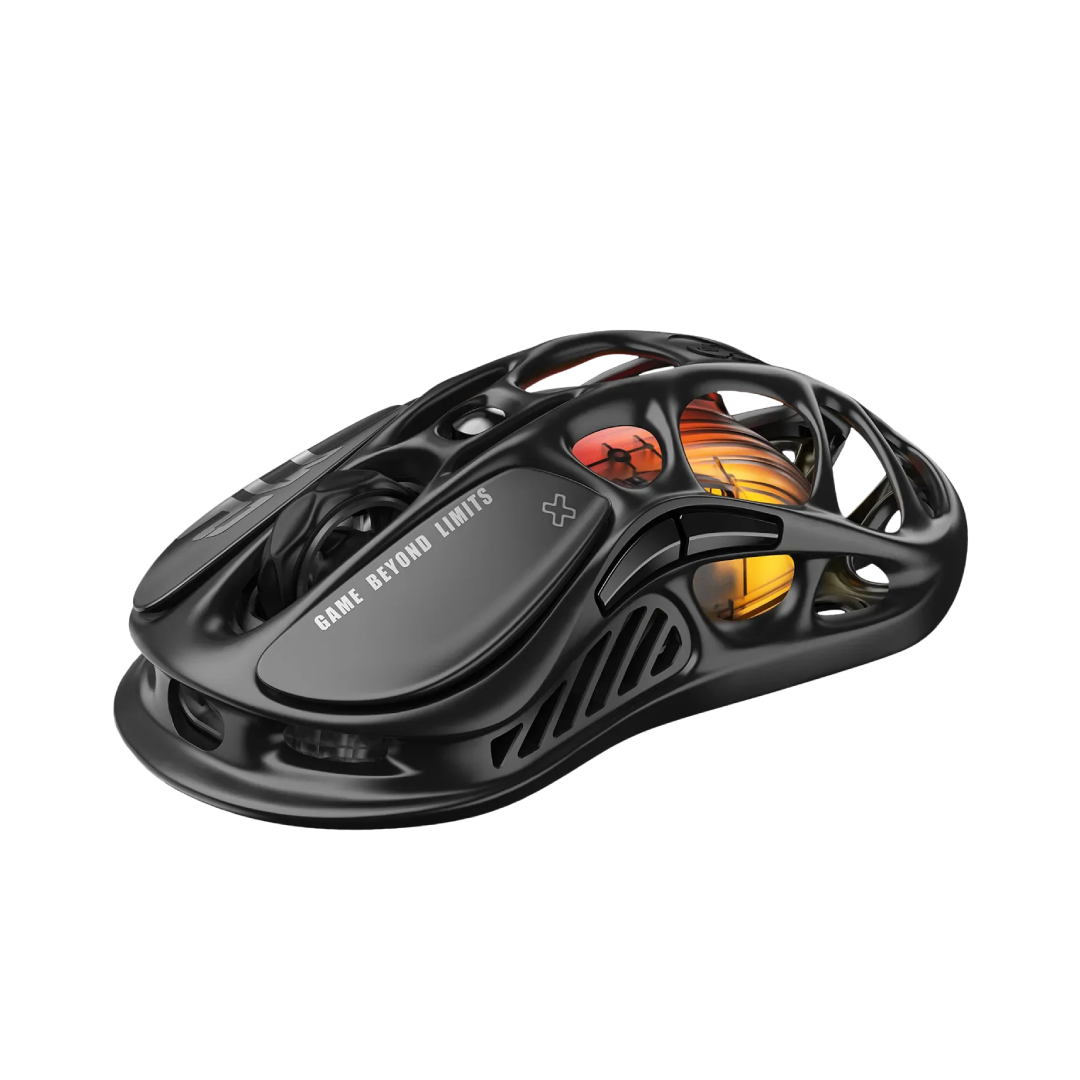 The Mercury M2 Stealth Black is a high-performance gaming mouse designed for gamers seeking precision, versatility, and a sleek aesthetic. Crafted with a hollowed-out structure and a matte black finish, it combines futuristic design with functional ergonomics.