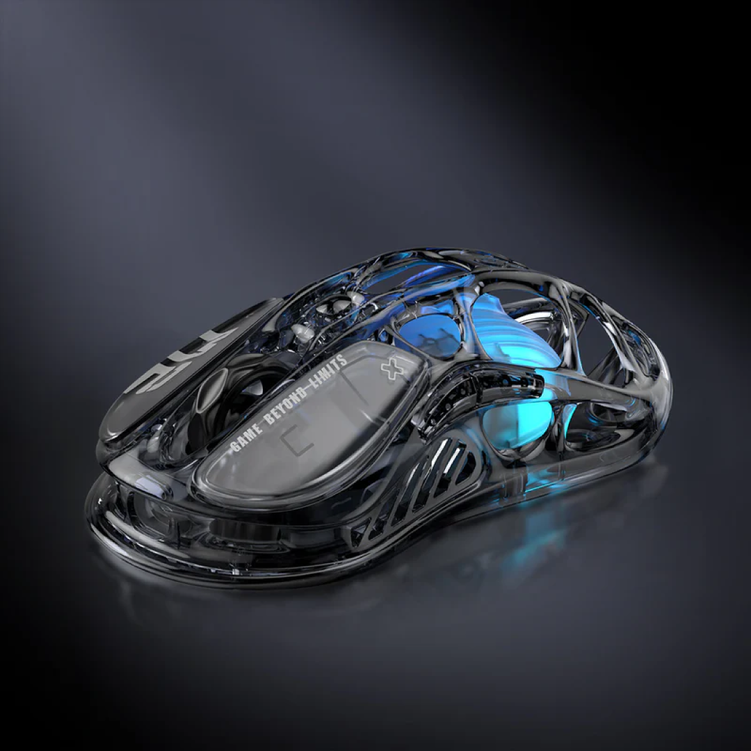 The Mercury M2 Transparent Black is a high-performance gaming mouse that combines cutting-edge technology with a sleek, transparent design. Crafted with a hollowed-out structure and a transparent black finish, it offers both aesthetic appeal and functional ergonomics.