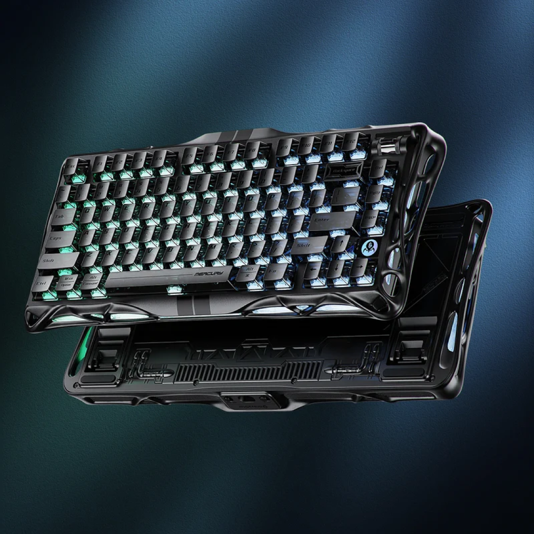The Mercury V75 Stealth Black is GravaStar’s top tier 75% magnetic switch keyboard, engineered for ultra-low latency, precision input, and solid build quality. Its Stealth Black finish gives it a sleek, aggressive look that matches its high performance.