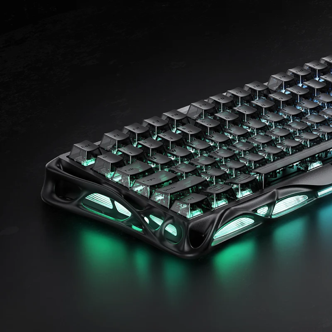 The Mercury V75 Stealth Black is GravaStar’s top tier 75% magnetic switch keyboard, engineered for ultra-low latency, precision input, and solid build quality. Its Stealth Black finish gives it a sleek, aggressive look that matches its high performance.
