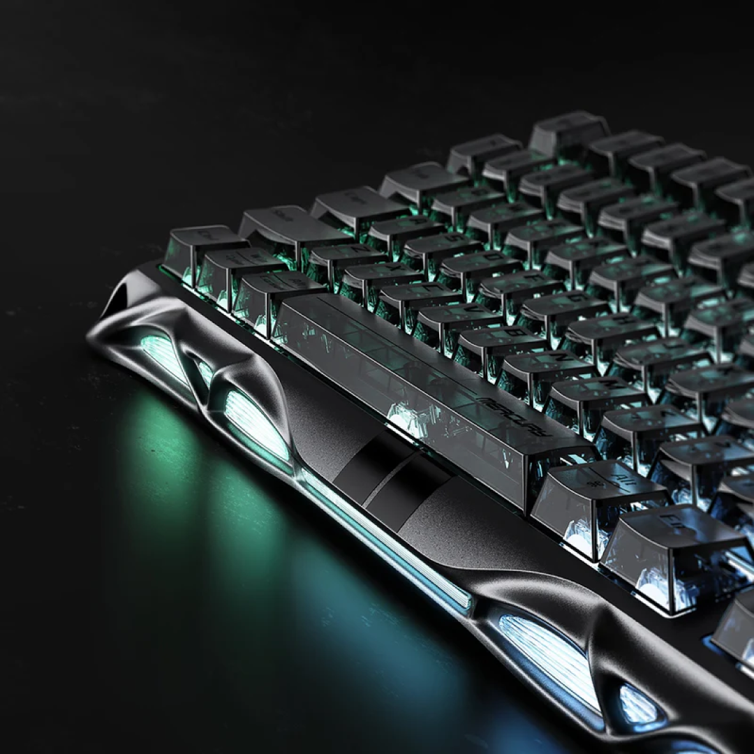 The Mercury V75 Stealth Black is GravaStar’s top tier 75% magnetic switch keyboard, engineered for ultra-low latency, precision input, and solid build quality. Its Stealth Black finish gives it a sleek, aggressive look that matches its high performance.