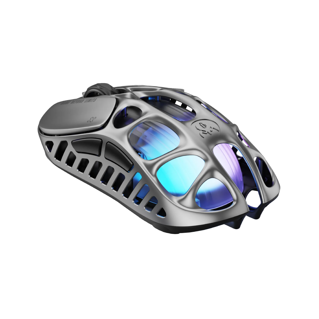 The Mercury X Pro Interstellar Silver is a premium, high-performance wireless gaming mouse blending futuristic design, lightweight construction, and bleeding-edge internals. It’s built for gamers and creators who demand responsiveness, aesthetic flair, and reliable ergonomics.