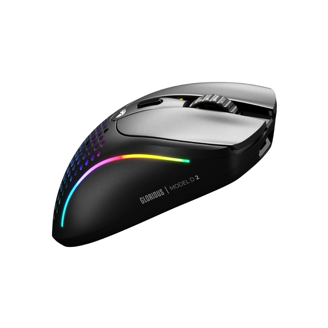 Superior comfort meets speed and control. Crafted to fit the hand's natural contours, the Model D 2 Wireless prevents wrist fatigue to keep you gaming at peak performance.