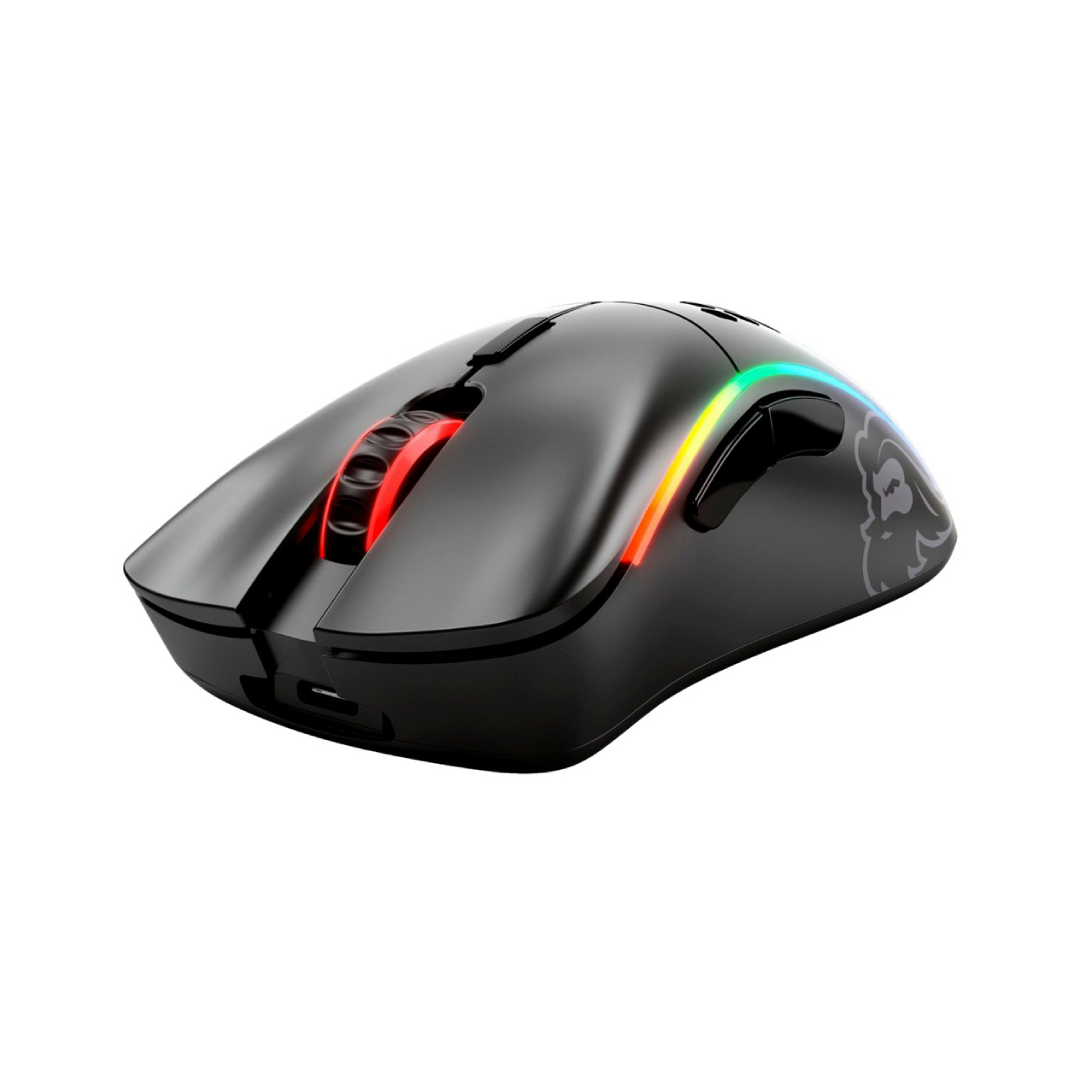 Glorious Model D Wireless Matte Black – Lightweight ergonomic wireless gaming mouse (69g) built for speed, comfort, and accuracy. Powered by the BAMF 2.4GHz sensor with up to 19,000 DPI, it offers lag-free performance, up to 71 hours of battery life, and G-Skates PTFE feet for smooth glide. Finished in sleek matte black with customizable RGB lighting, it’s the perfect choice for competitive gamers who demand precision and style.