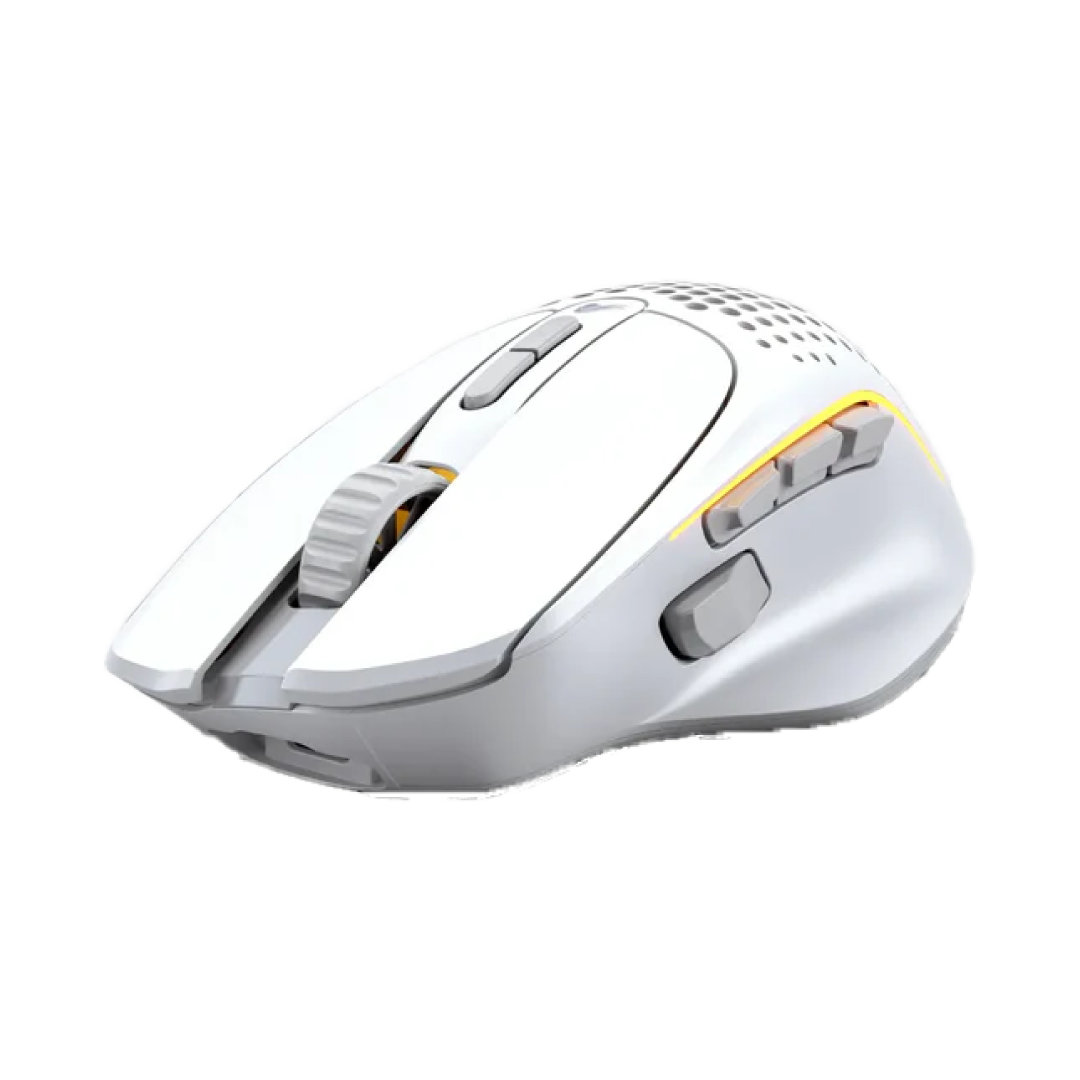 The most comfortable ultralight wireless mouse, packed with next-gen tech in a modular ergonomic design. 9 programmable buttons with customizable side controls make it ideal for Battle Royale, MOBA, MMO and FPS games.