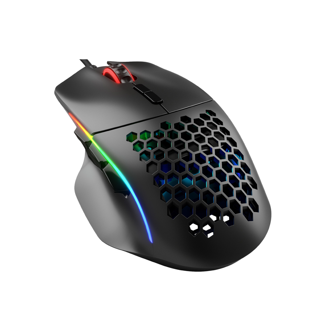 Unbelievably lightweight. Incredibly comfortable. The Model I is the ideal MOBA & MMO gaming mouse thanks to its ergonomic design, 9 programmable buttons, modular side controls, and thumb rest.