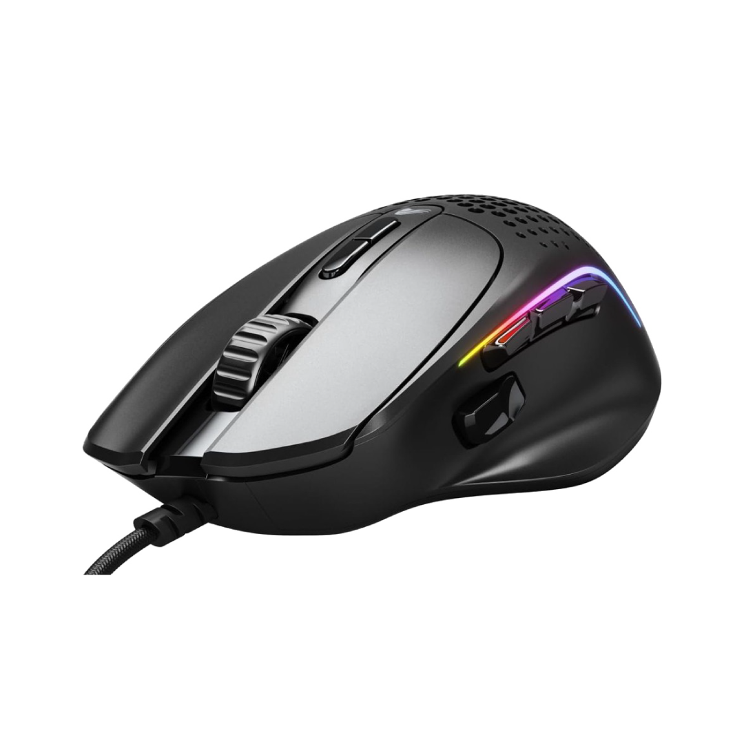 The most comfortable ultralight wired mouse, packed with next-gen tech in a modular ergonomic design. 9 programmable buttons with customizable side controls make it ideal for Battle Royale, MOBA, MMO, and FPS games.