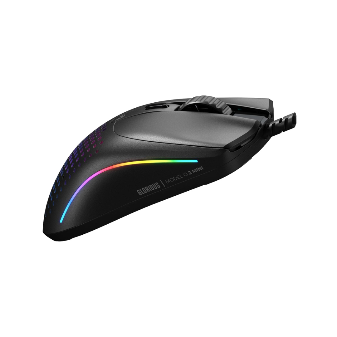 Meet the Model O 2 Mini, a compact mouse designed for gamers with small to medium-sized hands. Its symmetrical shape offers confident, comfortable control for any grip style.