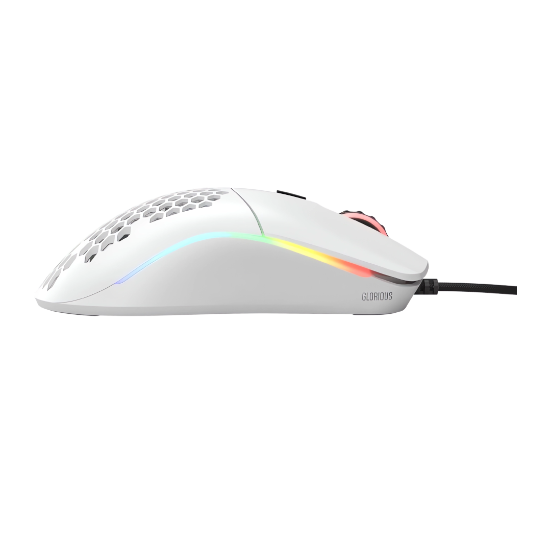 The most comfortable ergonomic RGB gaming mouse. Its impossibly lightweight ergonomic frame contains a full suite of ultra-premium features.