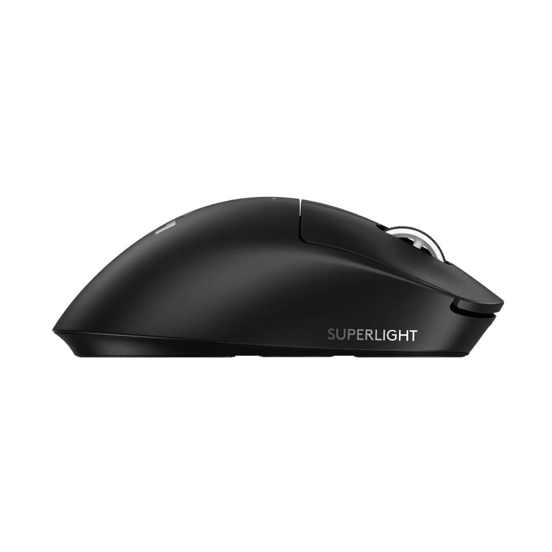 PRO X SUPERLIGHT 2 DEX is a 60 g asymmetrical mouse featuring advanced HERO 2 sensor, robust LIGHTSPEED wireless, and LIGHTFORCE switches while delivering up to 95 hours of battery life.